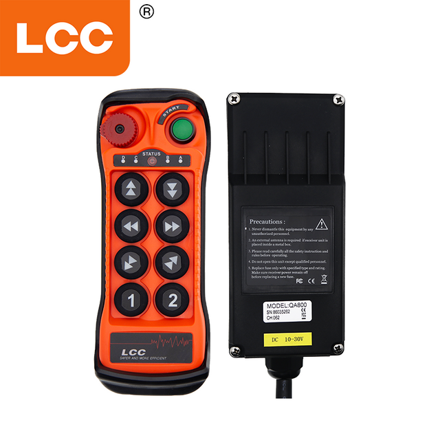 Производитель LCC QA800 8 кнопок промышленного грузовика Кран Беспроводной радиопроключательный контроллер