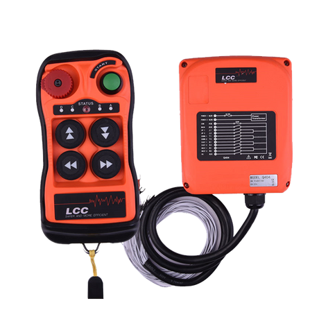 4-двухскоростной водонепроницаемый пульт дистанционного управления LCC Q404