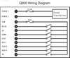 Q600 6-кнопочный промышленный пульт дистанционного радиоуправления для подъемного механизма лебедки крана