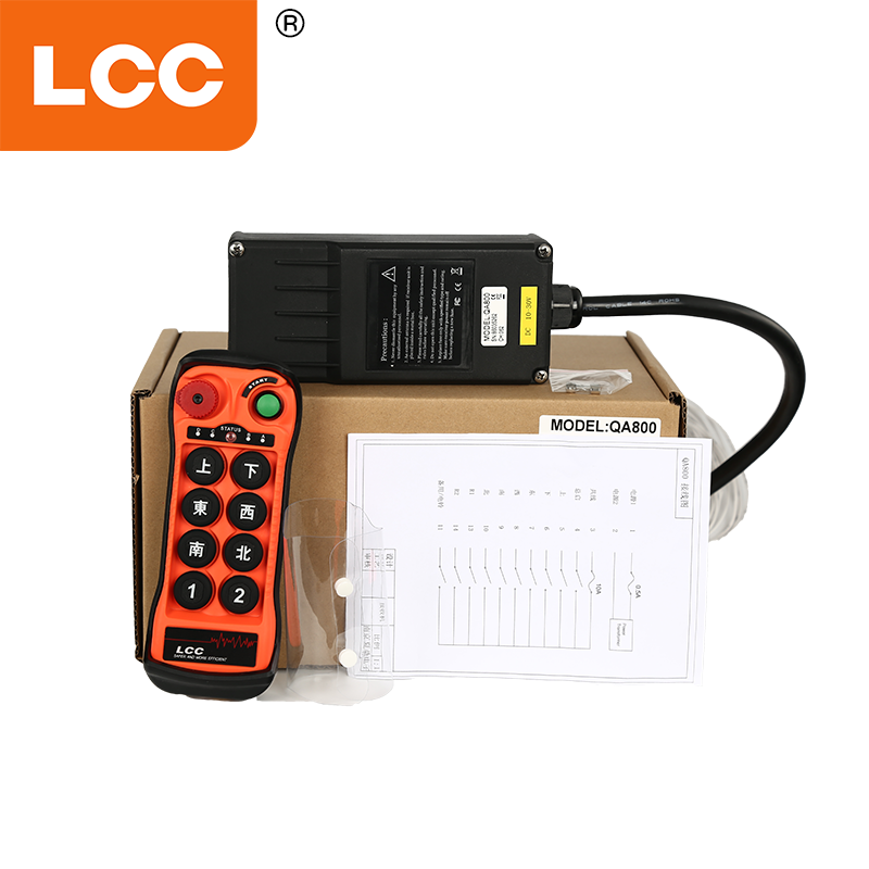 Производитель LCC QA800 8 кнопок промышленного грузовика Кран Беспроводной радиопроключательный контроллер