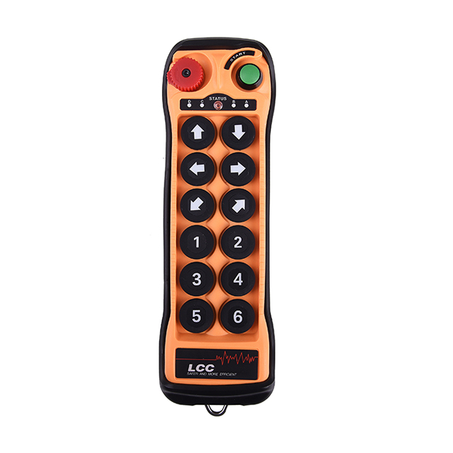 Q1200 LCC 12 кнопок одноступенчатого водоустойчивого дистанционного управления радио промышленного крана