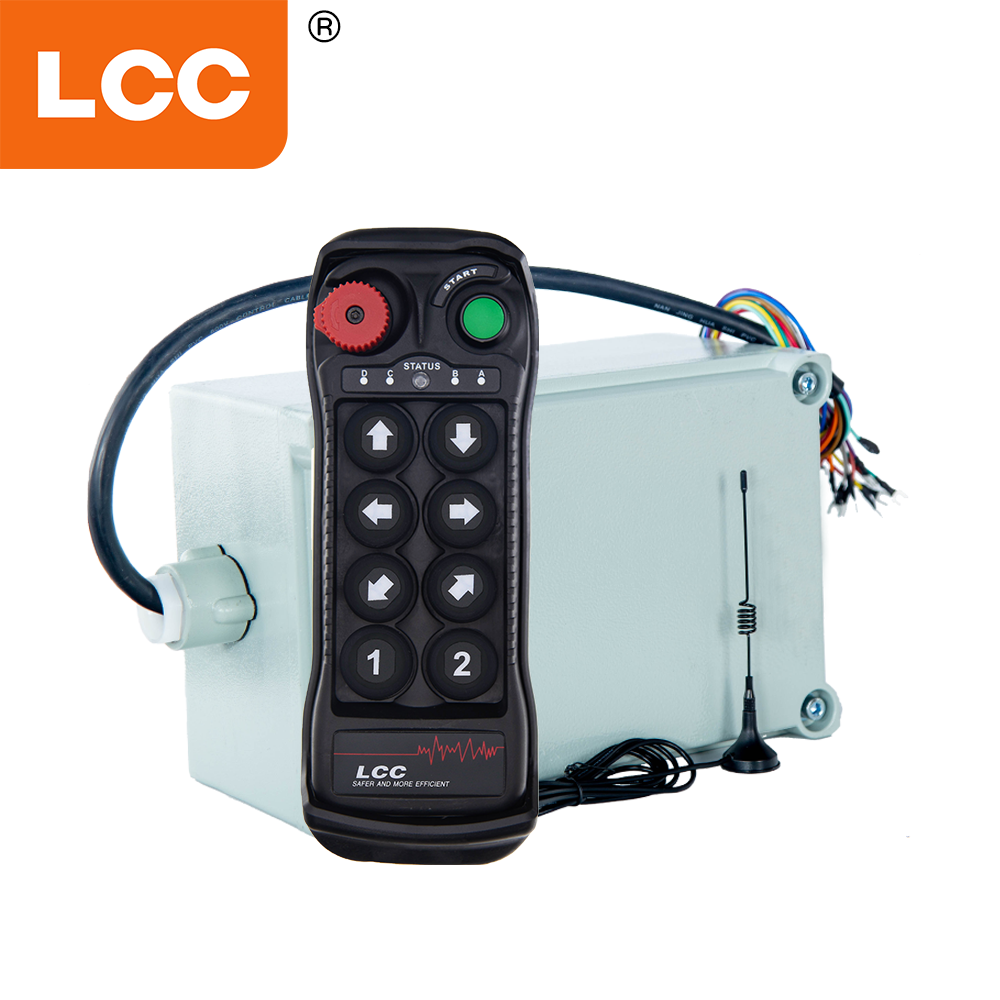 LCC BQ800 8-кнопочный односкоростной взрывозащищенный беспроводной пульт дистанционного управления для подъемного крана в опасных зонах